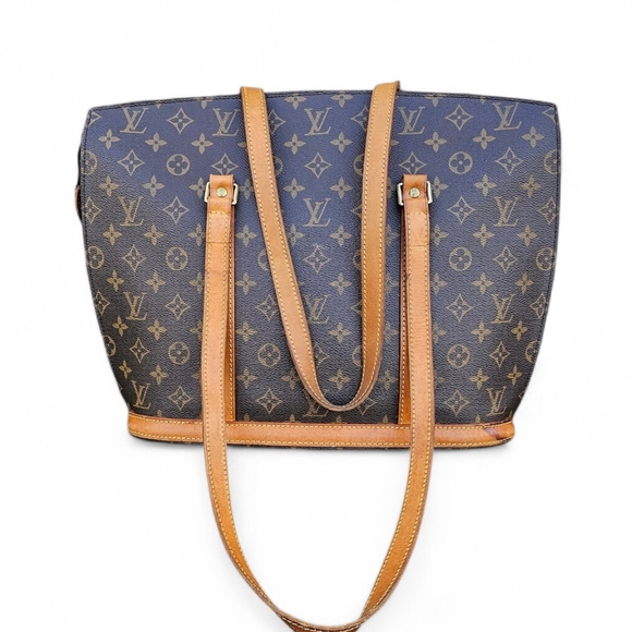 Louis Vuitton Monogram Canvas Brown Tote Shoulder Bag - Picture 5 of 13